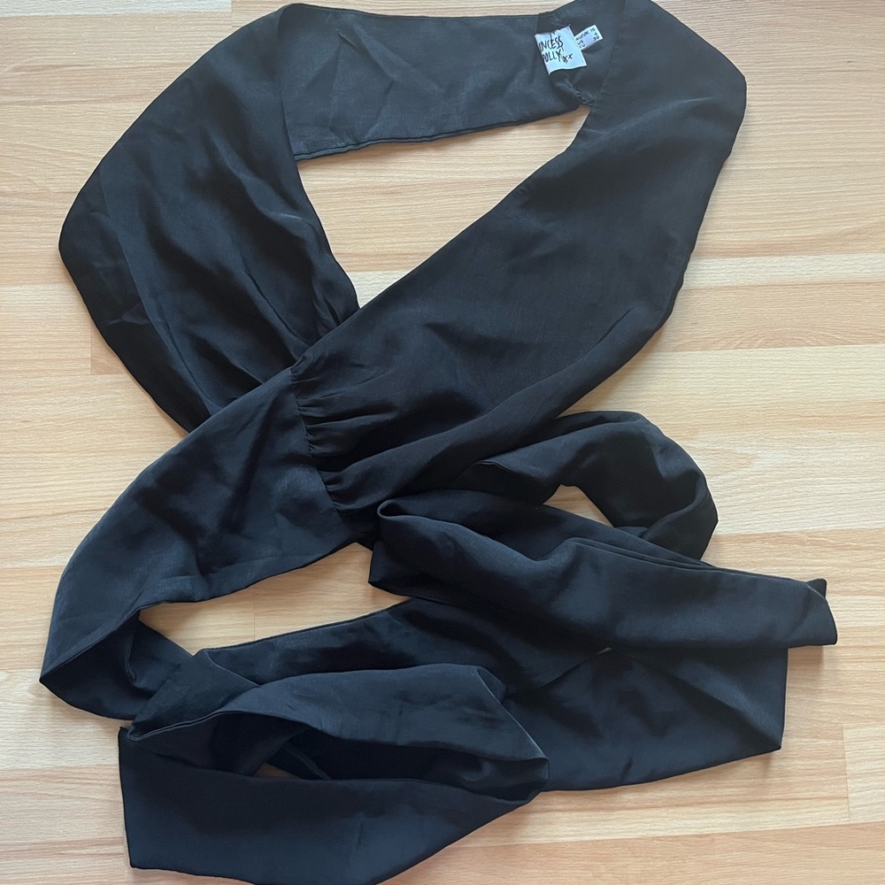 Princess Polly Life of the Party Scarf in Black